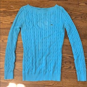 Lacoste cable-knit sweater